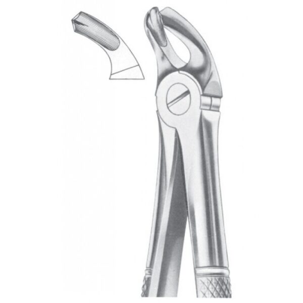 EXTRACTING FORCEPS ENGLISH PATTERN 1017